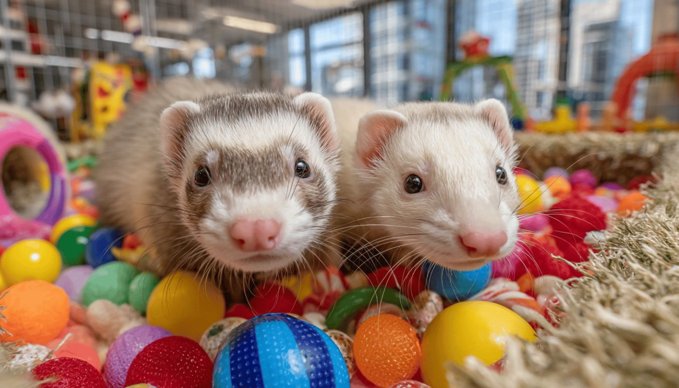 Animaux domestiques - Enrichissement environnemental pour furets jeux et accessoires